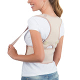 VITALmaxx Rückenkorrektor - L/XL - creme zur Haltungskorrektur mit verstellbaren Trägern und flexiblem, bequemem Material.