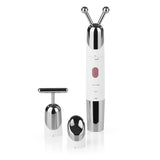 nah-vital SKIN SPA MASSAGEGERÄT mit Mikrostromvibration, Wärme und drei Aufsätzen für wohltuende Gesichtspflege und Massage.