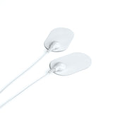 MAXXMEE Nacken-Massagegerät EMS Elektroden-Pads in weiß/schwarz mit Kabel für 16 Intensitätsstufen der Tiefen-Entspannung.