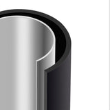 N8WERK Wasserkocher in der Midnight Edition mit 1,5 Liter Fassungsvermögen und isolierendem Cool-Touch-Außengehäuse.