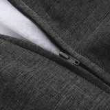 LUMALAND Sitzsack Interior Line in Dunkelgrau mit Reißverschluss für Innensack, 370l Füllung, Sitzkissen Bean Bag, dreieckig, 150x100x100 cm.