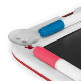 EASYmaxx Malpad Magic Glow - 20-tlg. - rot, wiederverwendbar mit Stiften und Saugnapf für kreative Notizen und Zeichnungen.