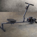 MAXXMEE Klapp-Rudergerät für zu Hause mit 12 Widerstandsstufen, leise, kompakt und LCD-Anzeige für effektives Training.