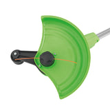 MAXXMEE Akku-Rasentrimmer - 1200 mAh, grün mit Schutzblende und Trimmerfaden für kabelloses Schneiden ohne Werkzeug.