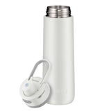 THERMOS Guardian Line Isolier-Trinkflasche 700 ml weiß matt, doppelwandig, auslaufsicher mit Push Button Deckel und Tragegriff.