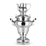 BEEM ROYAL+ Samowar - 15 L elektrischer Edelstahl-Samowar mit Dispenser, Abtropfschale und 2300 W Heizleistung für große Gruppen.