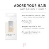 PONY PUFFIN Vanilla cremefarben, für blondes Haar, voluminöser Pferdeschwanz, unsichtbar, perfekter Halt, Frisurenhilfe