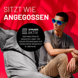 LUMALAND Sitzsack Classic XXL (380 L) grau, atmungsaktiv, passt sich Körperform und Wärme an, robust für drinnen und draußen.