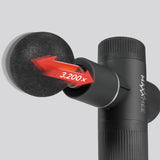 MAXXMEE Mini Massage Gun Pro - 6 Leistungsstufen, kraftvolle Massage mit Soft-Grip und 3200 Schlägen pro Minute, schwarz.
