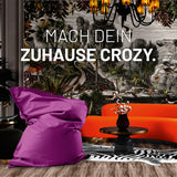 LUMALAND Sitzsack Classic XXL (380 L) lila, modern, vielseitig, wasserabweisend, für drinnen & draußen geeignet, pflegeleicht und langlebig.