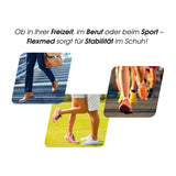 FLEXMED Einlegesohlen Gel - Größe 42 für mehr Stabilität, verbesserte Druckverteilung und optimale Kraftübertragung im Schuh.