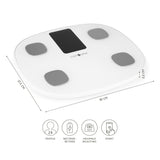 nah-vital smarte Körperanalysewaage digitale Personenwaage mit 4 Elektroden und Smartphone-Anbindung, bis 180 kg, 24 Profile speicherbar.