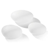 EASYmaxx Solar-Leuchten Set Stein flach 3-tlg. – 3 dekorative Solar-Gartenleuchten in Stein-Optik, witterungsbeständig und mit Fernbedienung.