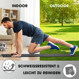 #DoYourFitness Fitnessmatte - In- & outdoor - Yoga, Gymnastik & Co. - 183 x 61 x 1,5 cm - Schwarz