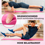 #DoYourFitness Fitnessmatte - In- & outdoor - Yoga, Gymnastik & Co. - 183 x 61 x 1,5 cm - Pink