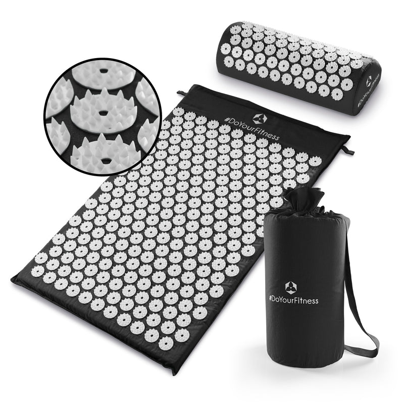 DoYourFitness Akupressur-Set Jimuta - 20 x 20 x 42 cm - schwarz