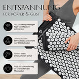 DoYourFitness Akupressur-Set Jimuta - 20 x 20 x 42 cm - schwarz
