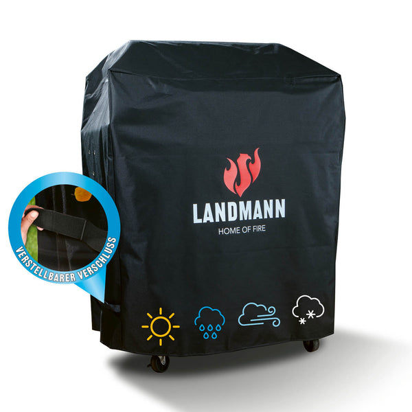 LANDMANN Wetterschutzhaube Premium - 60x96x120cm - schwarz