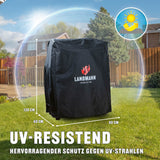 LANDMANN Wetterschutzhaube Premium - 60x80x120cm - schwarz