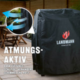 LANDMANN Wetterschutzhaube Premium - 60x80x120cm - schwarz