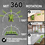 Swivel Sweeper G 2 Akkubesen kabellos - Bodenfeger mit rotierenden Bürsten - Limegreen