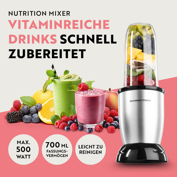 GOURMETmaxx Nutrition Mixer - 4-tlg.