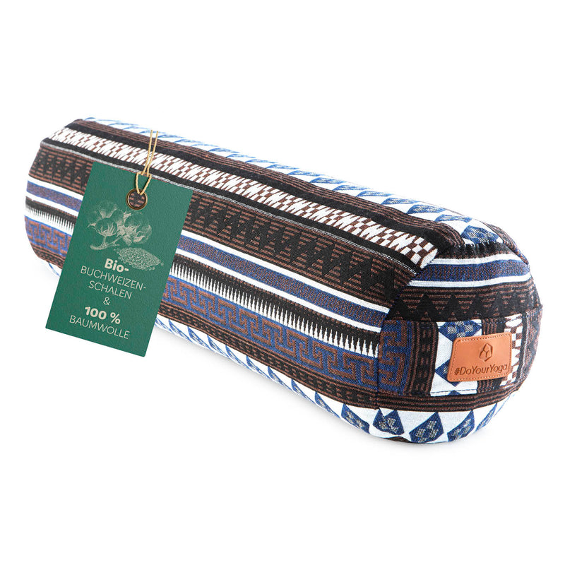 #DoYourYoga Yoga-Bolster Tarik - gefüllt mit Bio-Buchweizenschalen - 68 x 22 x 22 cm - Style 11