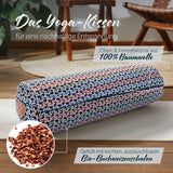 #DoYourYoga Yoga-Bolster Tarik - gefüllt mit Bio-Buchweizenschalen - 68 x 22 x 22 cm - Style 17