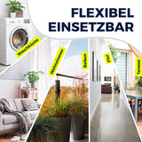 EASYmaxx Falt-Wäscheständer 2500, 25m Trockenlänge, flexibel einsetzbar in Waschküche, Wohnzimmer, Balkon, Flur und Terrasse.