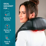 VITALmaxx Shiatsu Nackenmassagegerät mit 8 Massagebällen für Schultern & Nacken