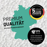 LUMALAND Flexi Comfort Sitzsack Premium Bean Bag Sitzkissen Medium Navyblau mit 5 Jahre Garantie und hochwertigen EPS-Perlen Made in Germany.