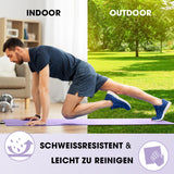 #DoYourFitness Fitnessmatte - In- & outdoor - Yoga, Gymnastik & Co. - 183 x 61 x 1,5 cm - Lila