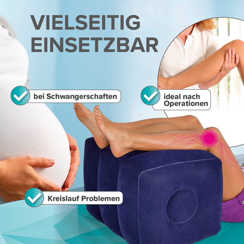 VITALmaxx Stufenbett aufblasbar - lindert Rücken- & Gelenkschmerzen - mit Pumpe