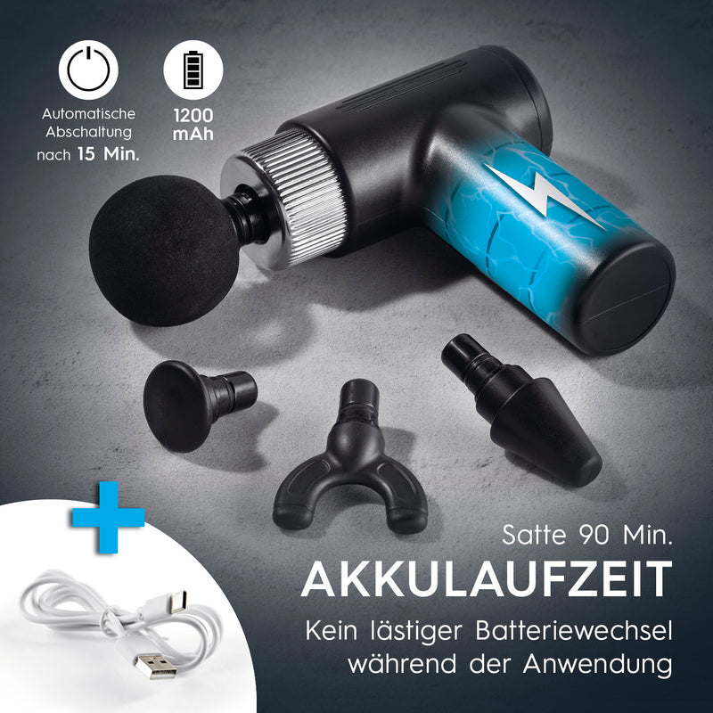 VITALmaxx Massagegerät Mini-Gun -  schwarz/silber