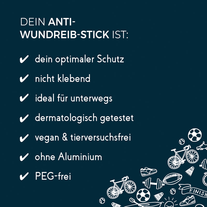 SUMMERSAVER Kosmetikum - Anti-Wundreib-Stick - Sport - 25 g