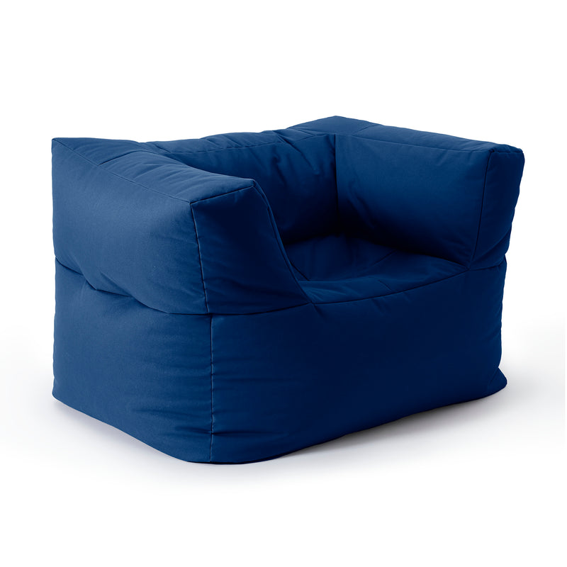 LUMALAND Sitzsack-Sofa Sessel - Kombinierbar mit dem Modularen System - 400 L - Navyblau