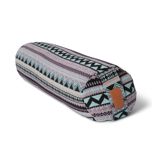 #DoYourYoga Yoga-Bolster Tarik - gefüllt mit Bio-Dinkelspelz - 68 x 22 x 22 cm - Style 12