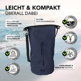 Where Tomorrow Dry Bag 10L - Style 02 - Dunkelblau