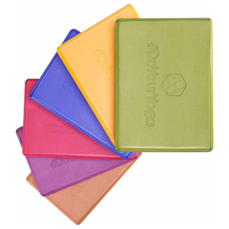 #DoYourYoga Yogablock Damodar - 28 x 20 x 5 cm -  180 g - Gelb