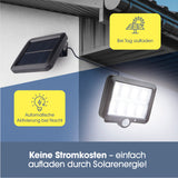 EASYmaxx Solar-Strahler mit Bewegungsmelder - schwarz