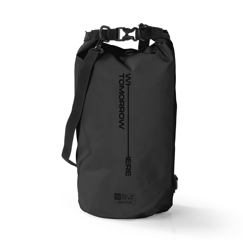 Where Tomorrow Dry Bag 10L - Style 02 - Schwarz