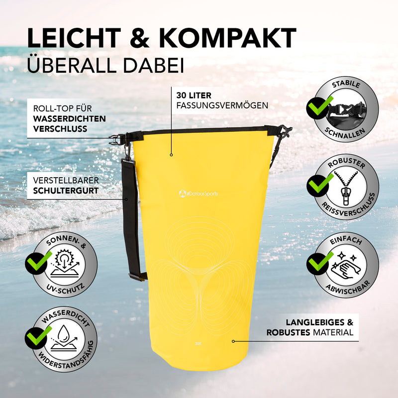 #DoYourOutdoor Dry Bag 30L - Gelb