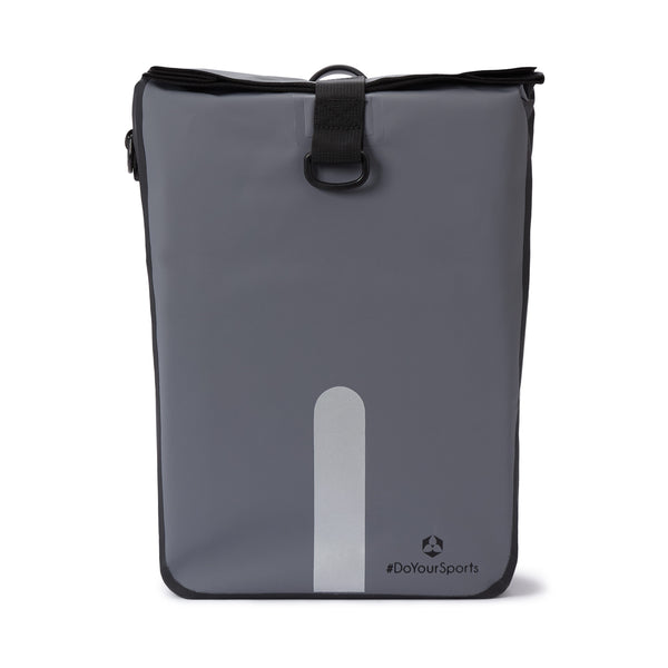 #DoYourSports Wasserdichte Fahrradtasche Roll-Top - 21 L - Grau