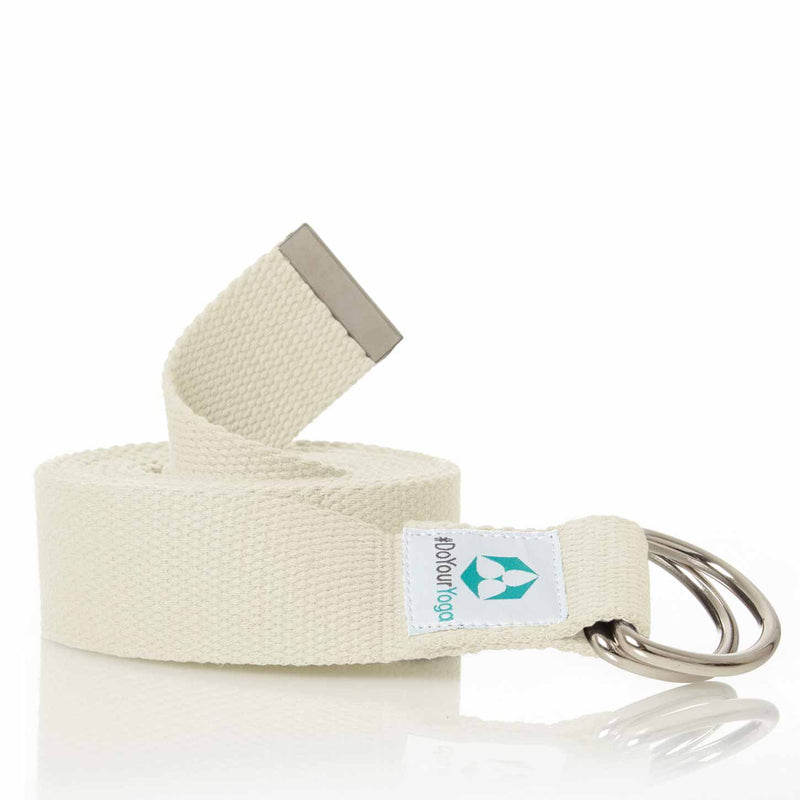 #DoYourYoga Yogagurt Madira - 100% Baumwolle - 250 x 3,8 cm - Beige