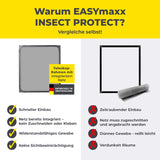 EASYmaxx Insect Protect  Teleskop-Insektenschutzgitter mit Netz - anthrazit