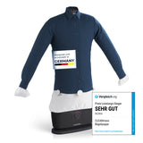 CLEANmaxx Hemdenbügler PRO für Oberbekleidung in Schwarz mit automatischem Trocknen und Bügeln, preisgekrönt und in Deutschland entwickelt.