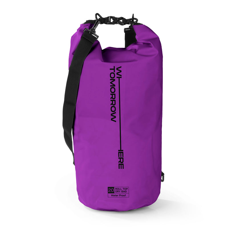 Where Tomorrow Dry Bag 20L - Style 02 - Lila