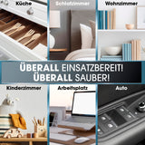 CLEANmaxx 3-in-1-Akkusauger - Saug-, Gebläse- & Vakuumierfunktion - 7 Aufsätze