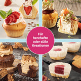 CuCap Backblech mit Zentrierhilfe für Muffins & Cupcakes