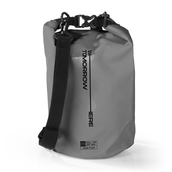 Where Tomorrow Dry Bag 5L - Style 02 - Grau